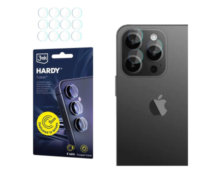 Szkło i folia ochronna 3mk Hardy Fusion Lens Protection do Apple iPhone 15 Pro